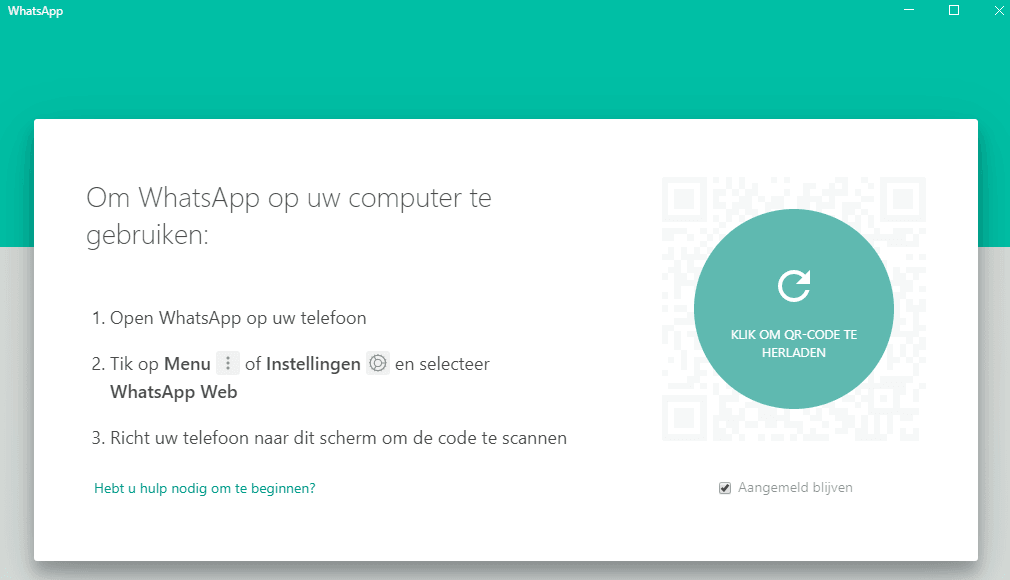 WhatsApp op Windows 10 en MacBook en iMac gebruiken